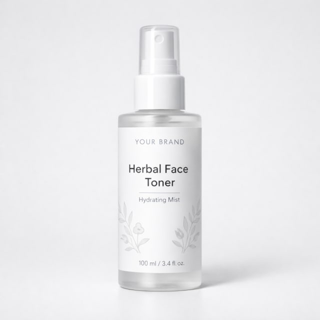 Herbal Face Toner Spray white label idea