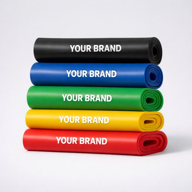 Fitness Resistance Bands Set white label idea