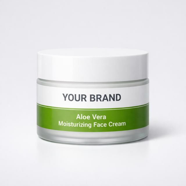 Aloe Vera Moisturizing Face Cream white label idea