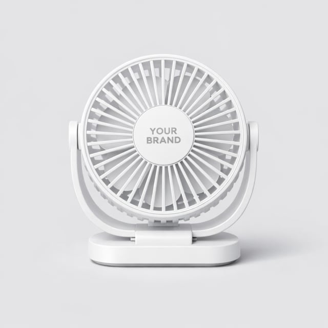 Portable USB Rechargeable Fan white label idea