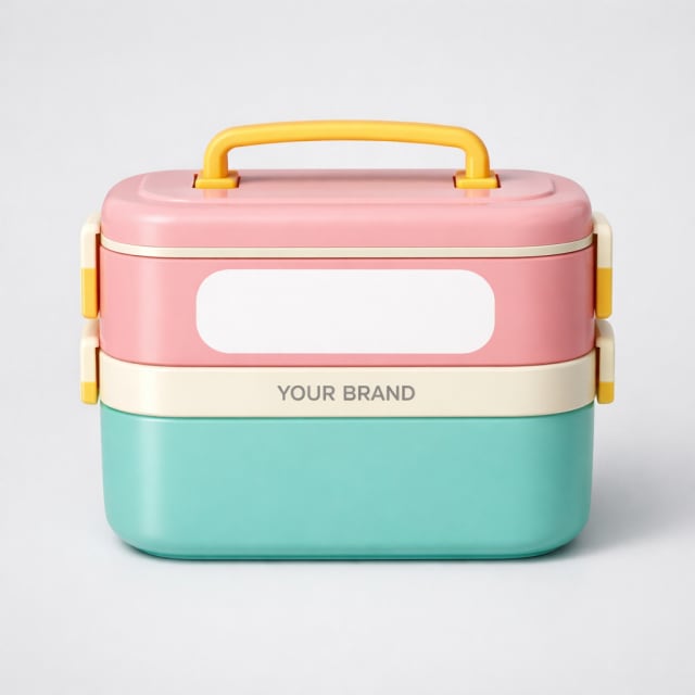 Double Layer Lunch Box white label idea
