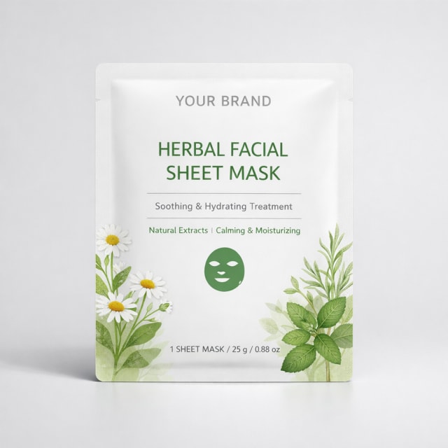 Herbal Facial Sheet Mask white label idea