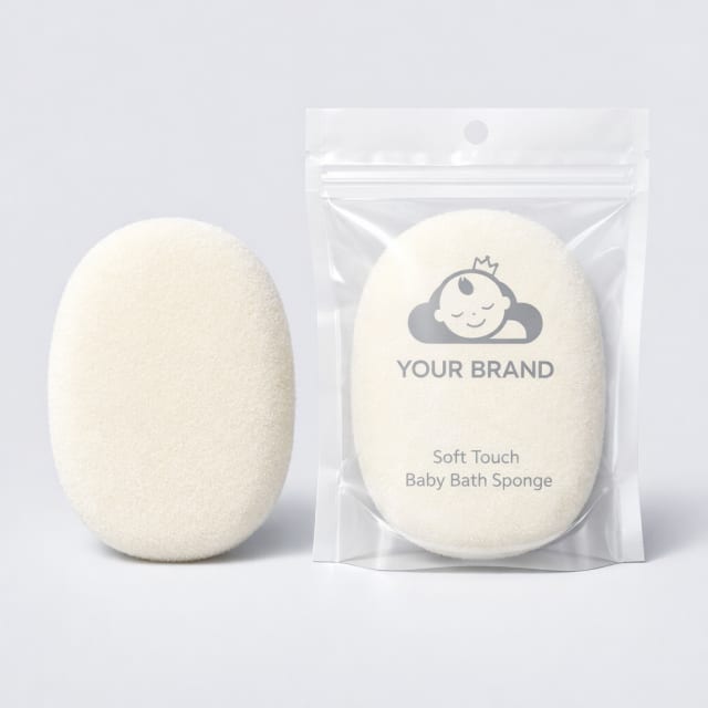 Soft Touch Baby Bath Sponge white label idea