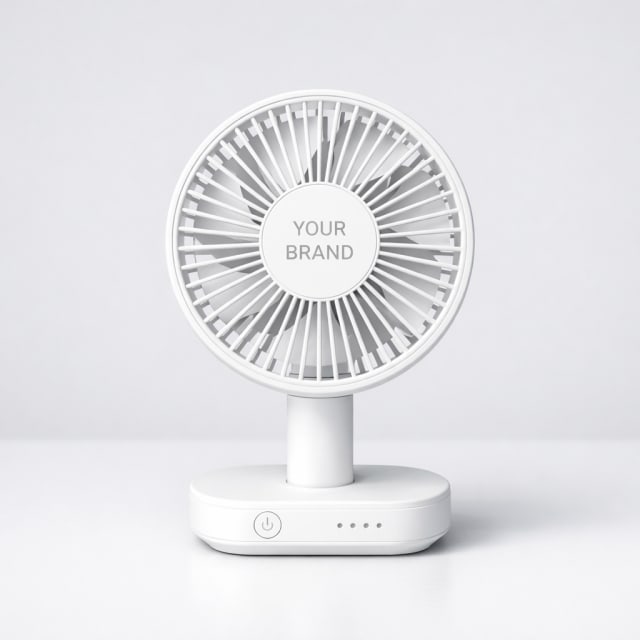 Rechargeable Mini Desk Fan white label idea