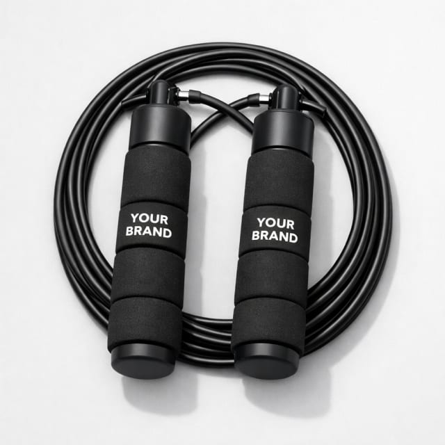 Adjustable Foam Padded Jump Rope white label idea
