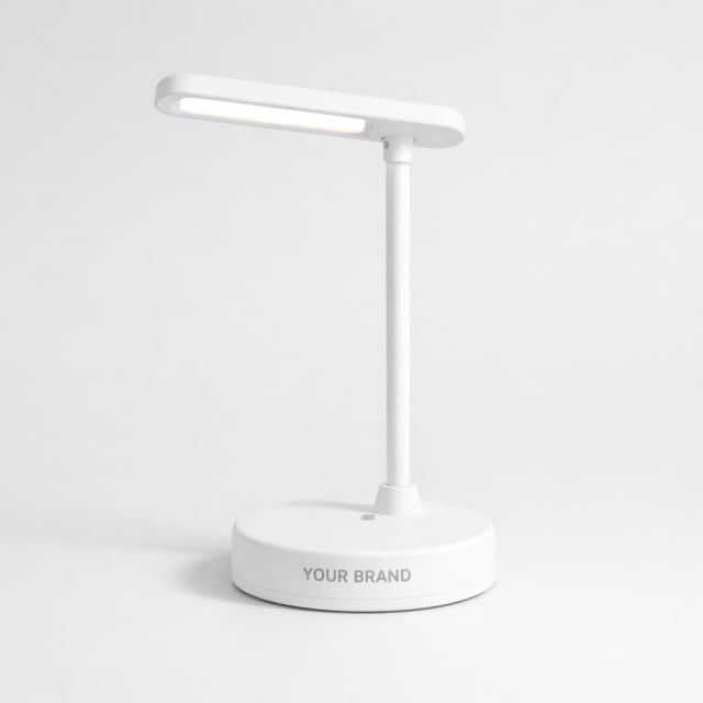 Portable Mini Rechargeable LED Desk Lamp white label idea