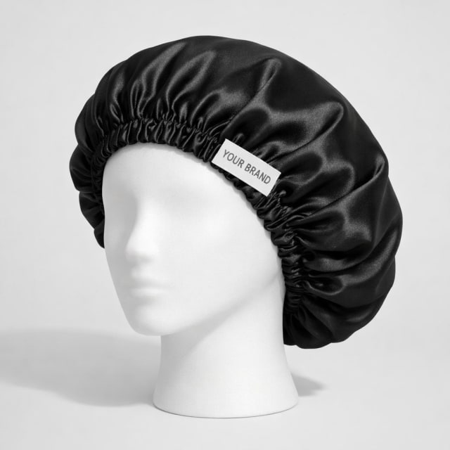 Satin Sleep Bonnet white label idea