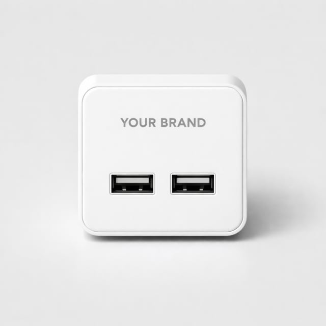 USB Wall Socket Adapter white label idea