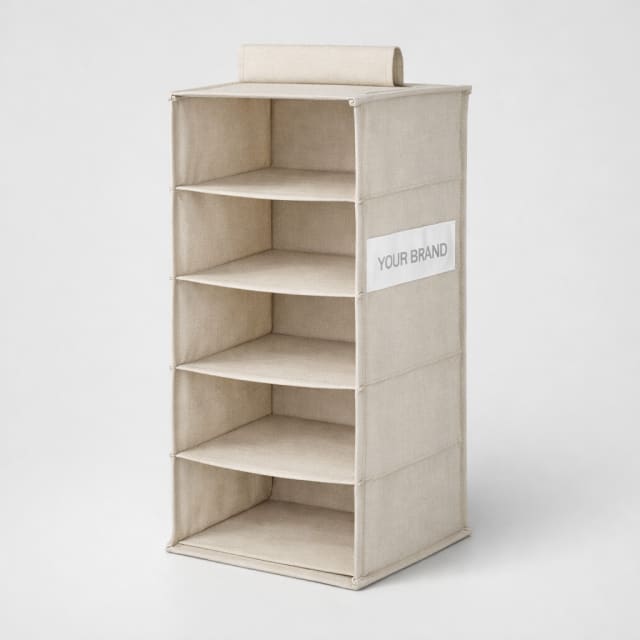 Collapsible Fabric Wardrobe Organizer white label idea