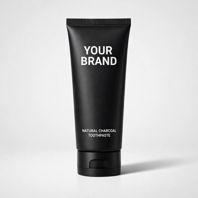 Natural Charcoal Toothpaste white label idea