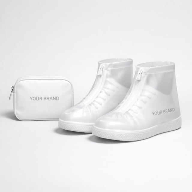 Portable Travel Shoe Cover Set white label idea