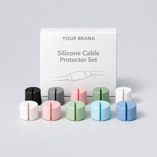 Silicone Cable Protector Set white label idea