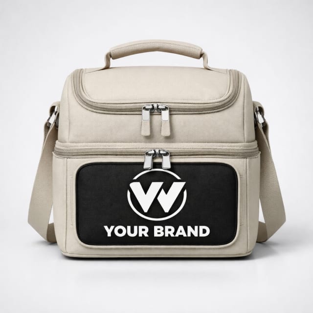 Dual-Compartment Insulated Lunch Bag white label idea