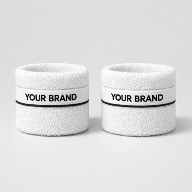 Double-Layer Fitness Sweat Wristbands white label idea