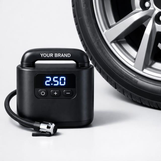 Portable Car Tyre Inflator Pump white label idea