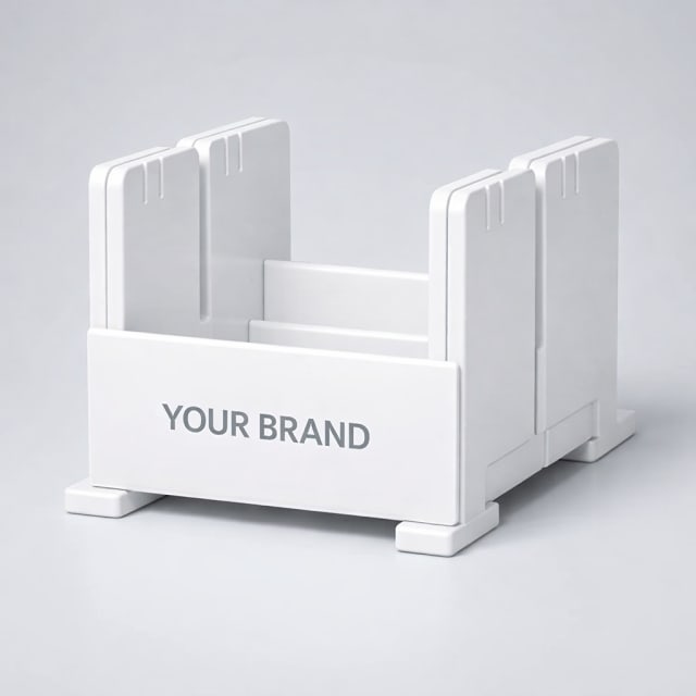 Stackable Plastic Book Organizer Stand white label idea