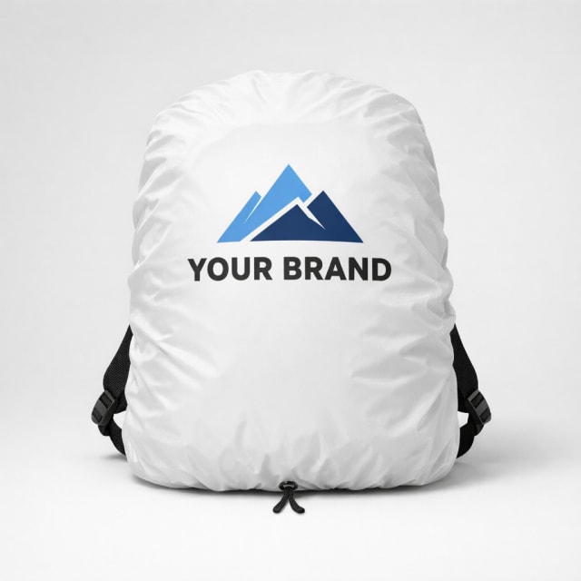 Adjustable School Backpack Rain Cover white label idea