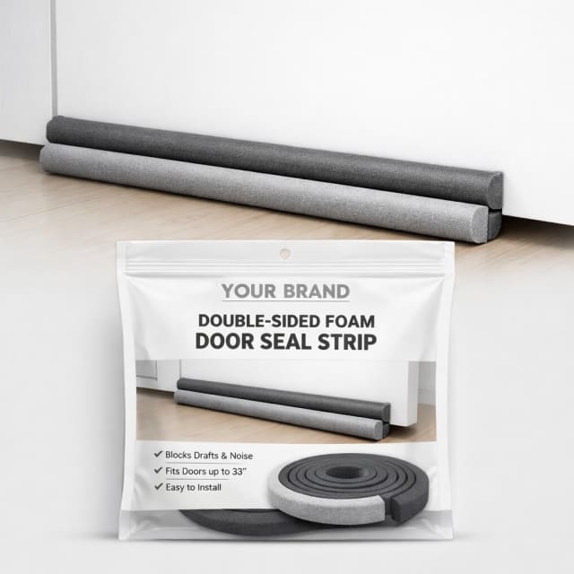 Double-Sided Foam Door Seal Strip white label idea