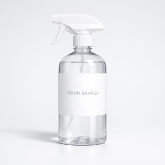 Multipurpose Plastic Spray Bottle 500ml white label idea