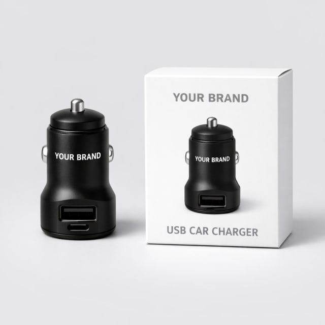 Universal USB Car Charger Adapter white label idea