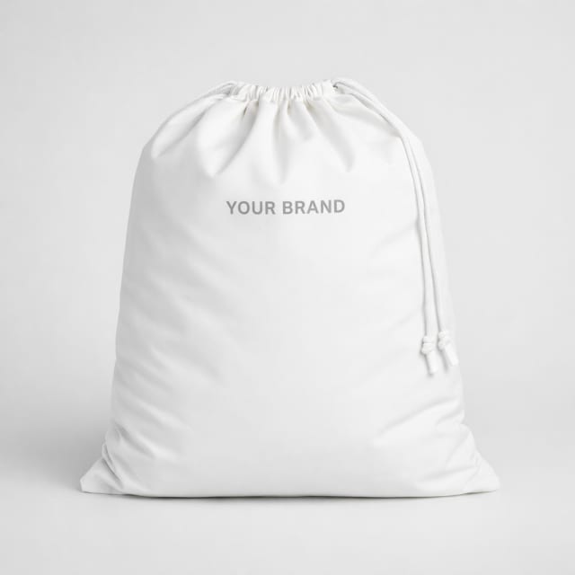 Drawstring Laundry Bag (Large) white label idea