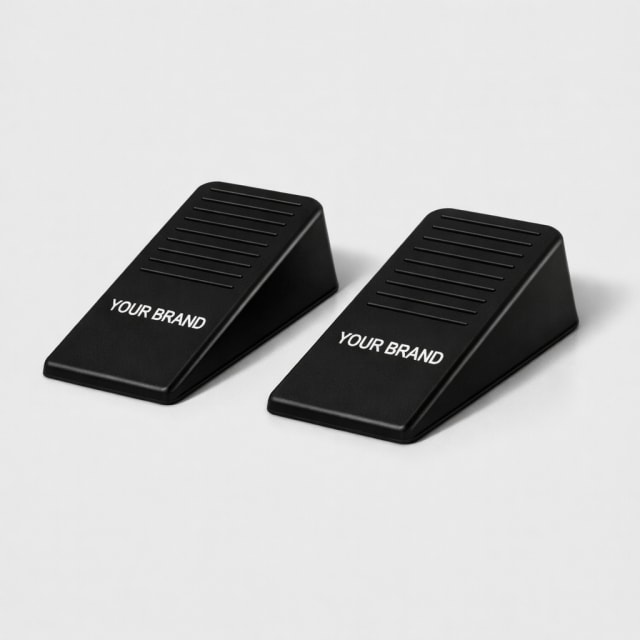 Anti-Skid Door Stopper Wedge (2-Pack) white label idea
