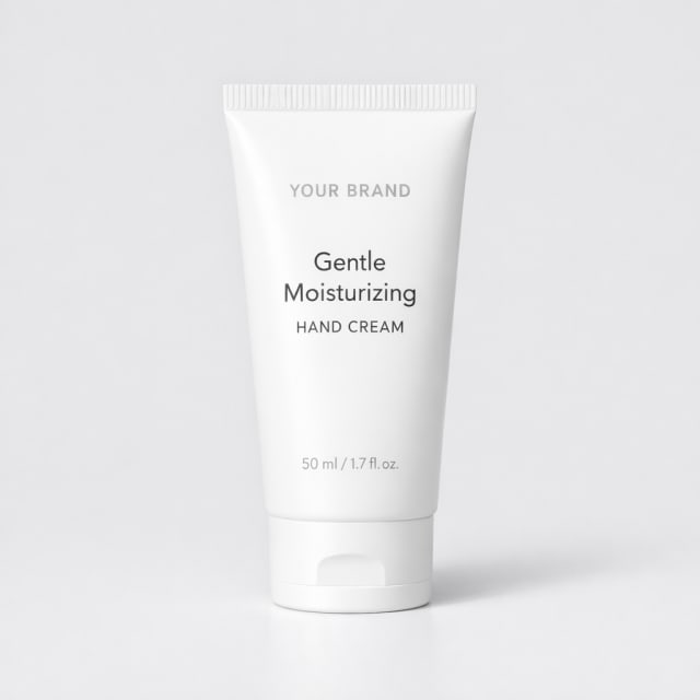 Gentle Moisturizing Hand Cream Tube white label idea