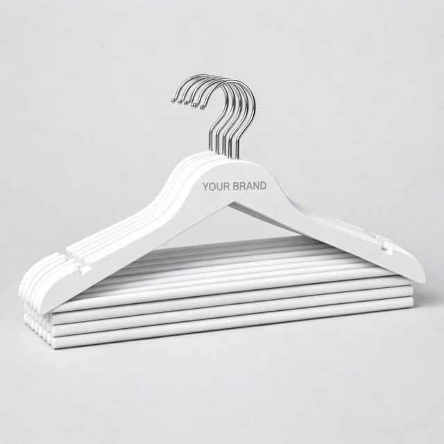 Multipurpose Plastic Clothes Hanger Pack white label idea