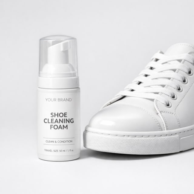 Travel-Sized Shoe Cleaning Foam white label idea