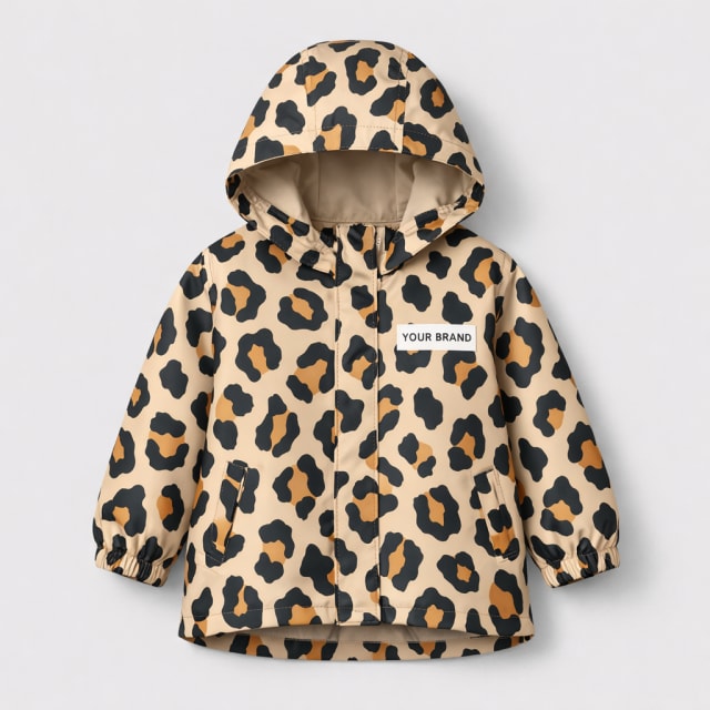 Animal Print Kids' Raincoat white label idea