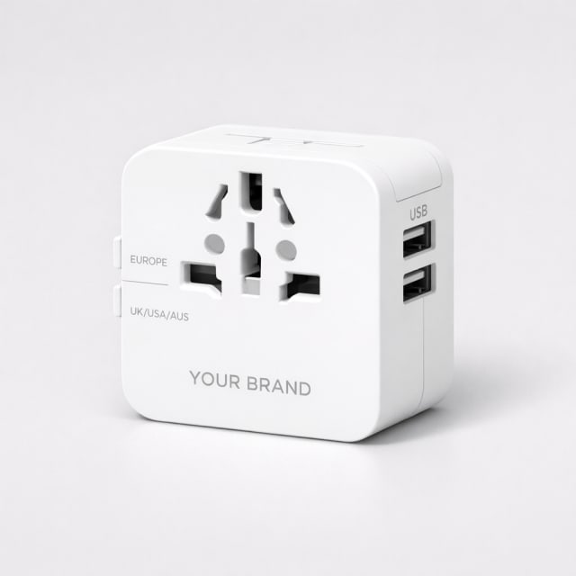 Travel Flat Plug Universal Adapter white label idea