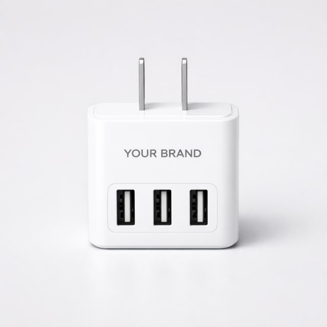 3-Port USB Wall Charger Adapter white label idea