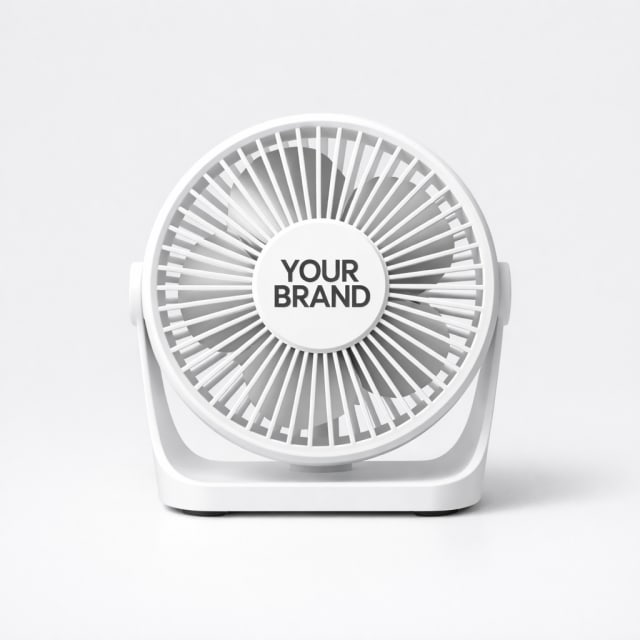 Portable Mini USB Desk Fan white label idea