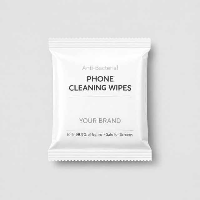 Anti-Bacterial Phone Cleaning Wipes white label idea