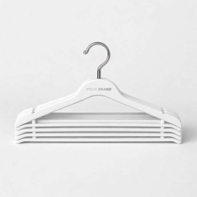 Stackable Clothes Hanger Set white label idea