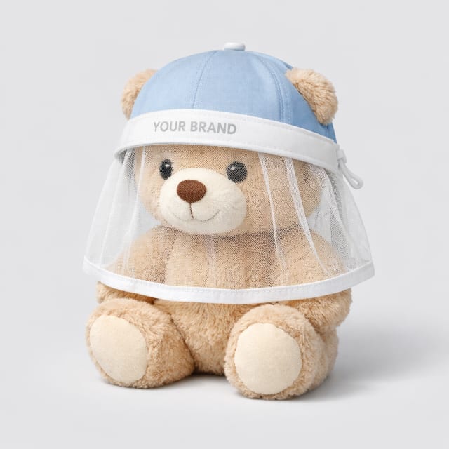 Adjustable Baby Mosquito Net Cap white label idea