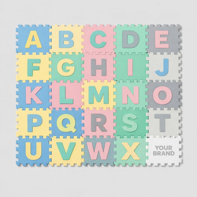 Soft Foam Kids’ Alphabet Puzzle Mat white label idea