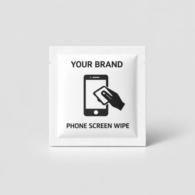 Compact Phone Screen Wipe Sachets white label idea