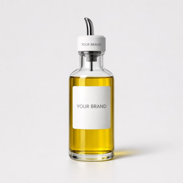 Glass Oil Dispenser Bottle white label idea