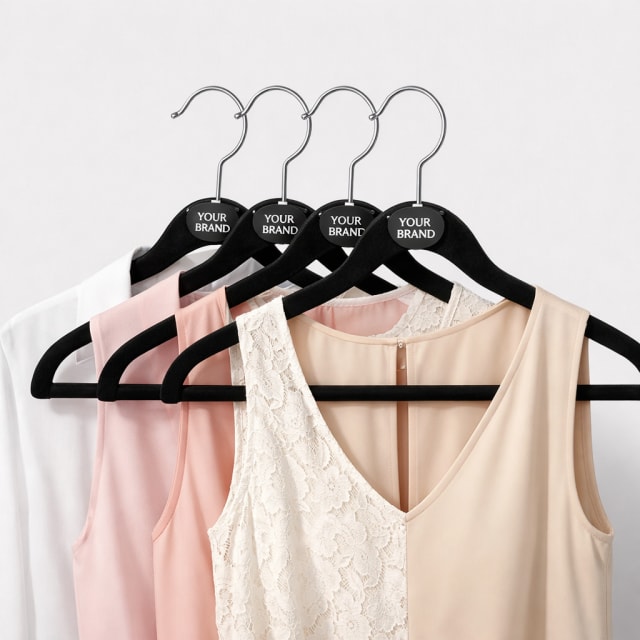 Velvet Non-Slip Hangers white label idea