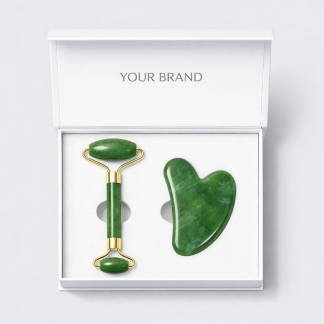Jade Roller & Gua Sha Set white label idea