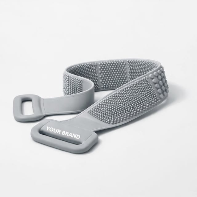 Silicone Back Scrubber white label idea