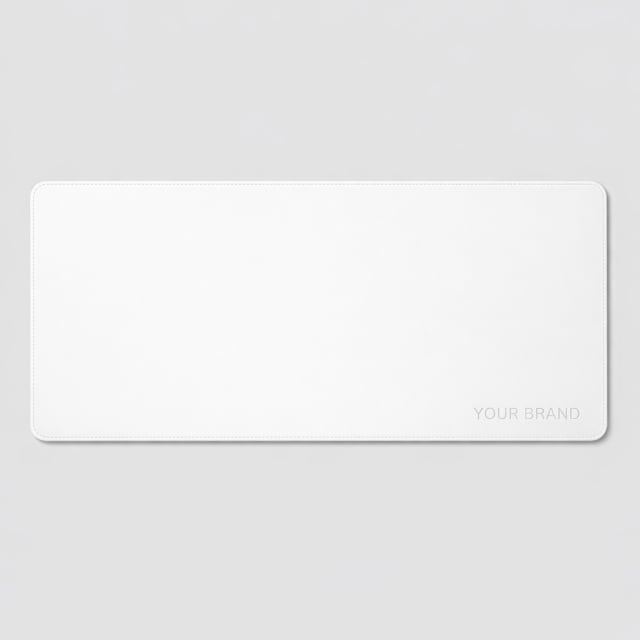 Large PU Leather Desk Mat white label idea