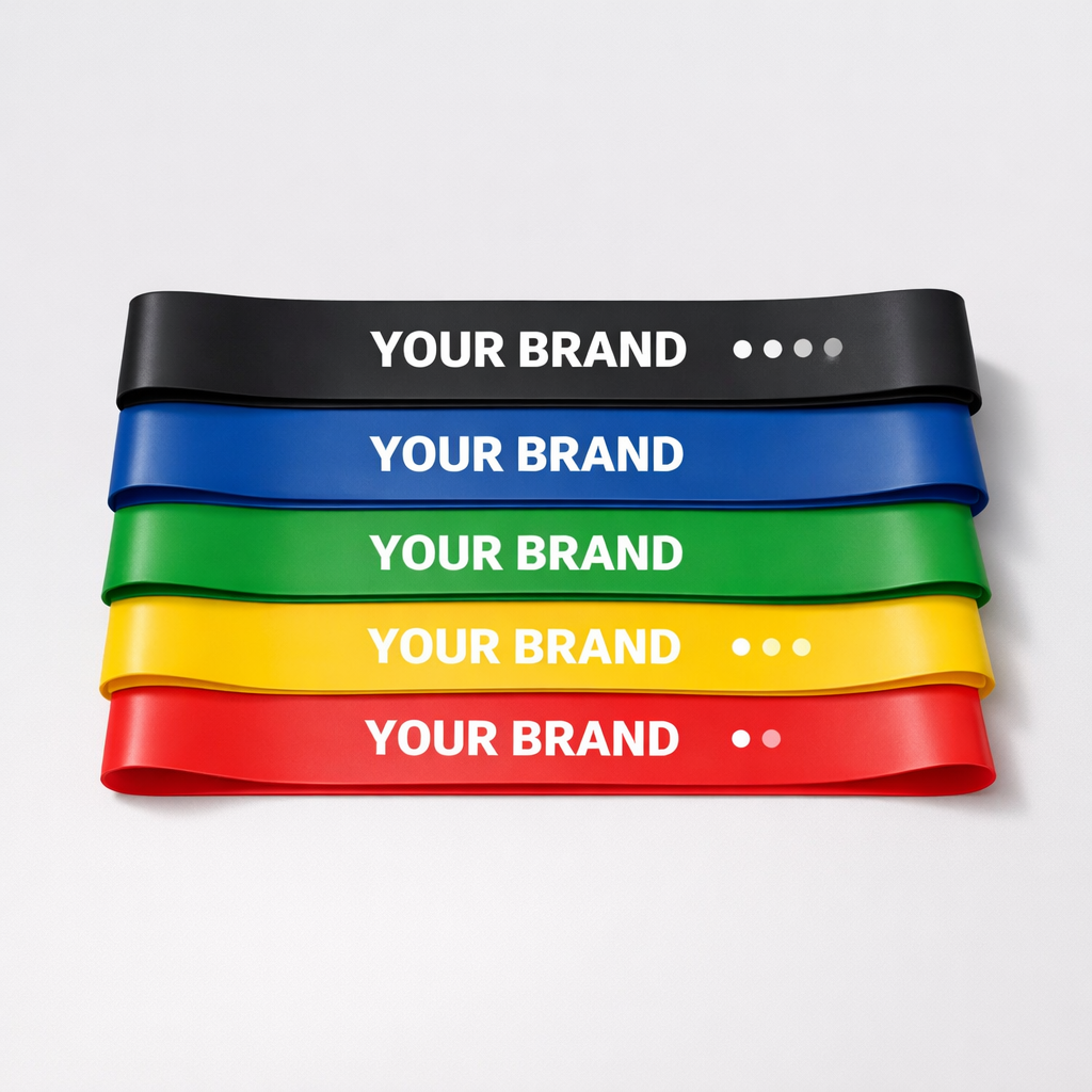 Resistance Exercise Bands Set white label idea