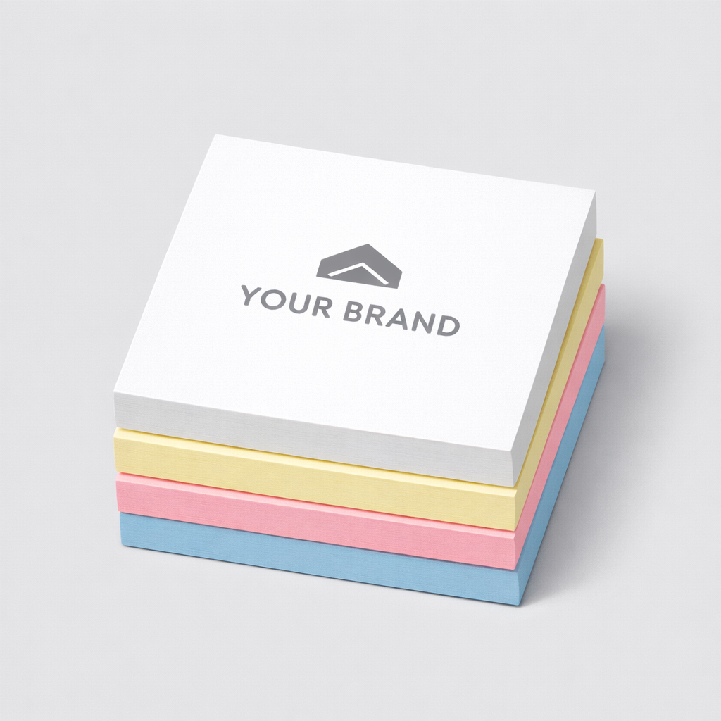 Sticky Note Pads white label idea