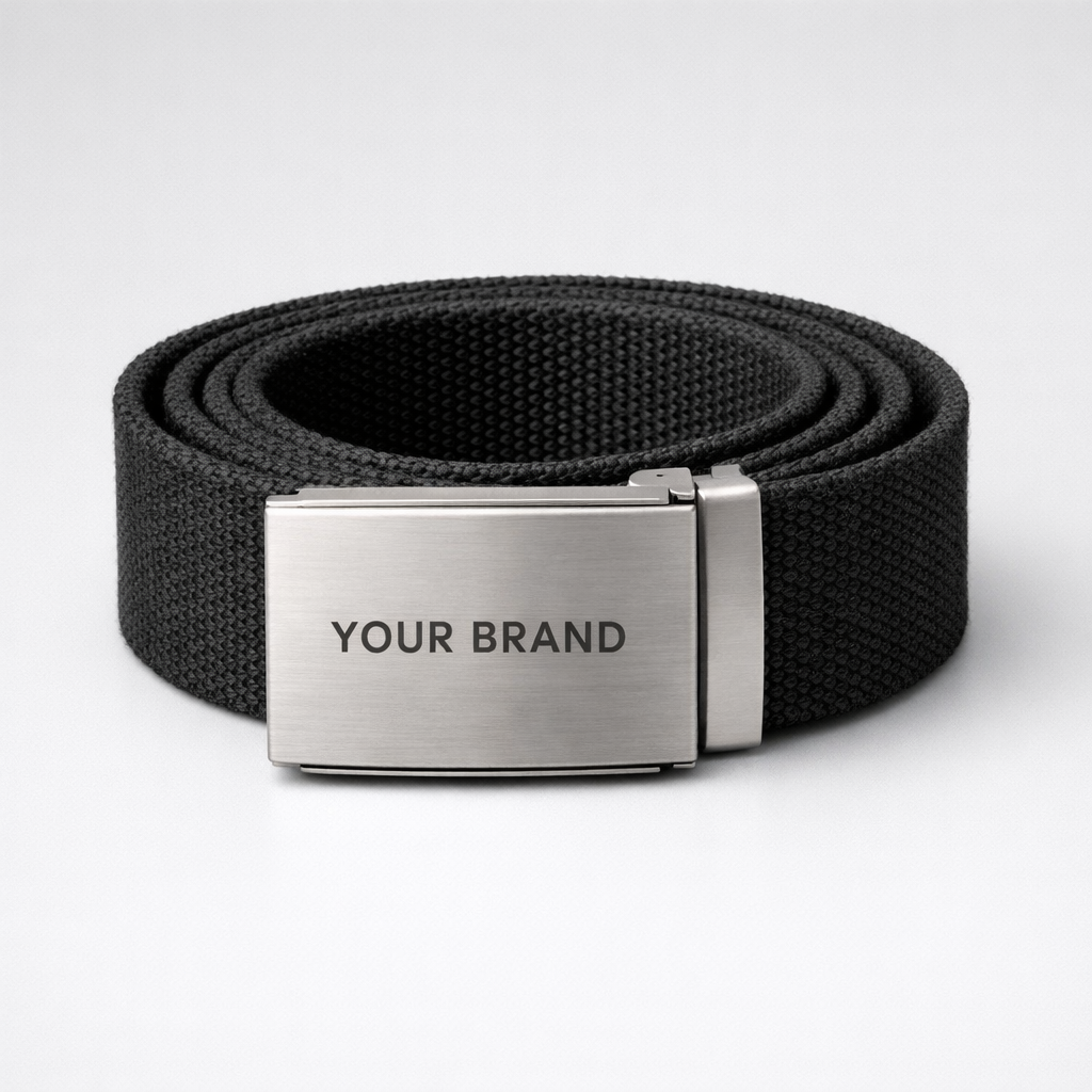 Unisex Canvas Belt white label idea