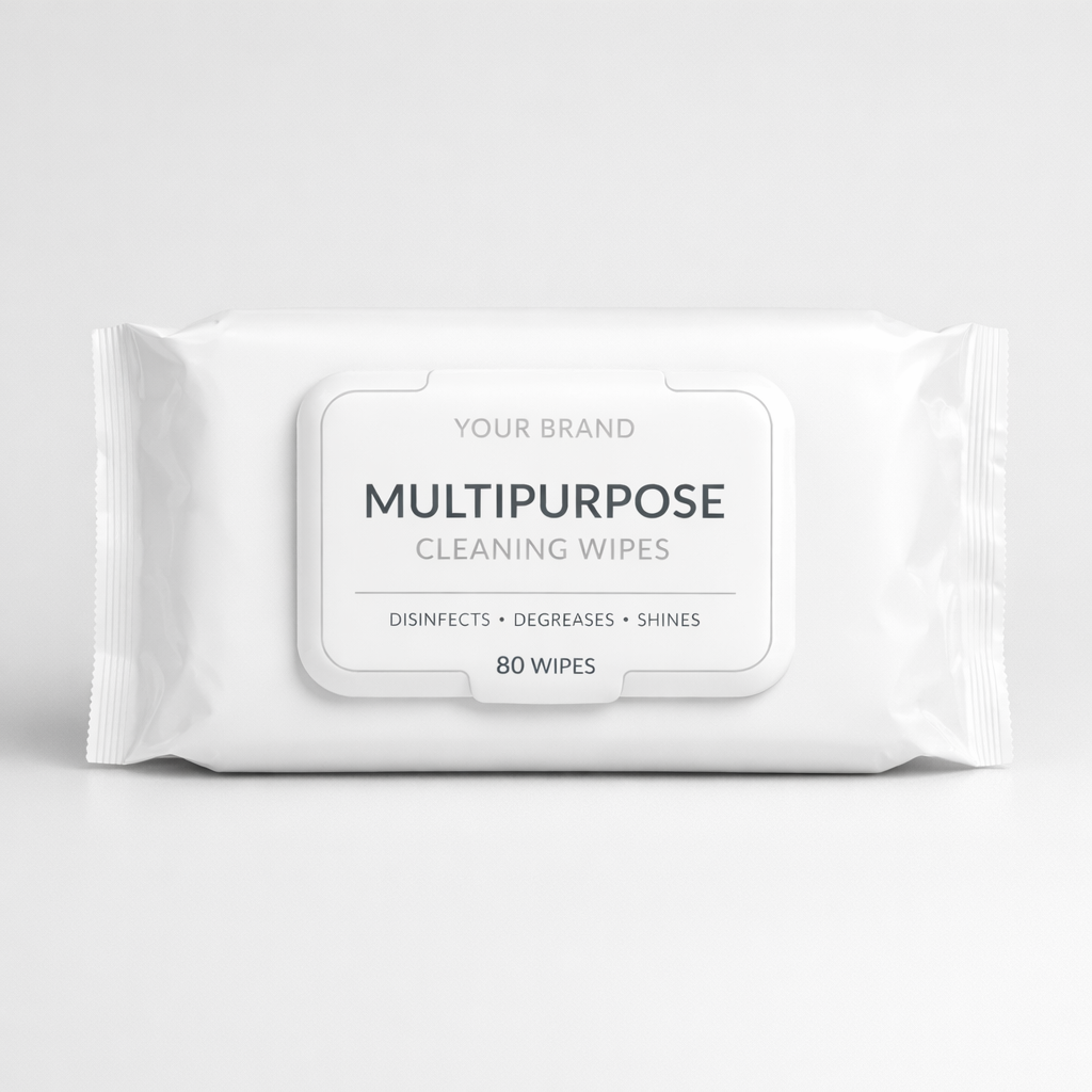 Multipurpose Cleaning Wipes white label idea