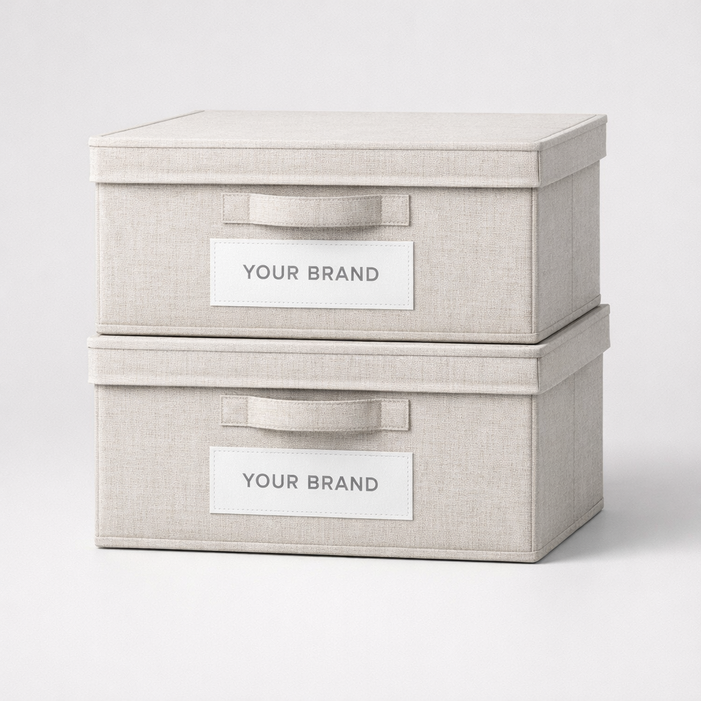 Foldable Storage Boxes white label idea