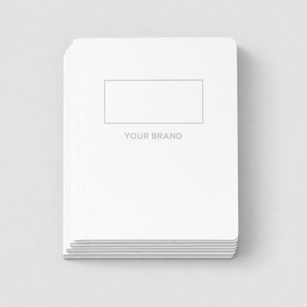 A5 Softcover Ruled Notebooks white label idea