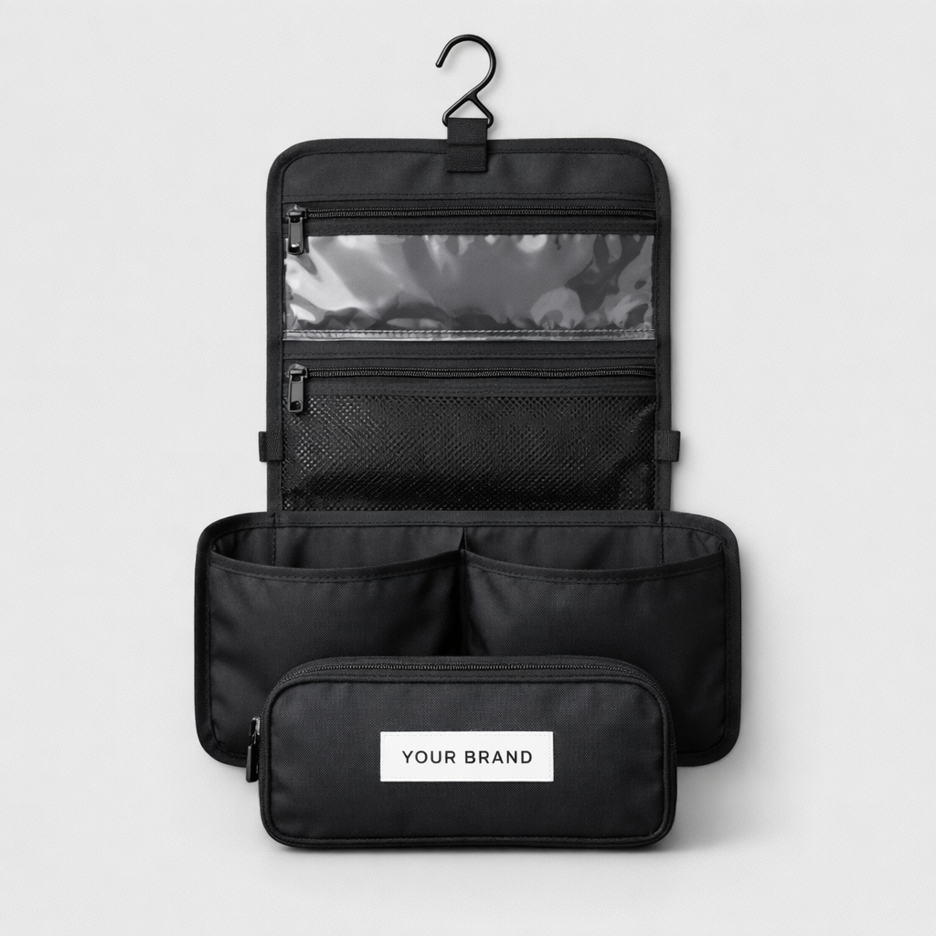 Foldable Travel Toiletry Bag white label idea
